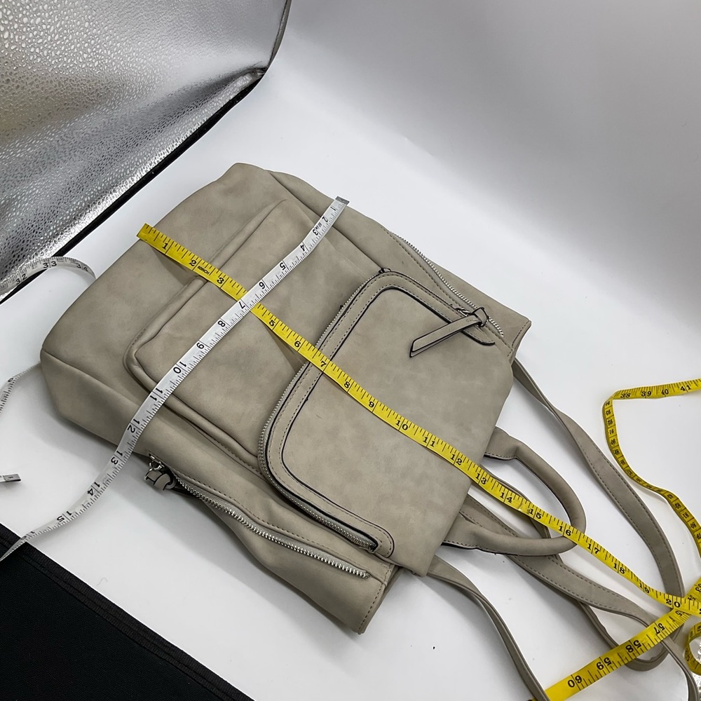 ULTRA SOFT FAUX LEATHER BACKPACK - Picture 9 of 9